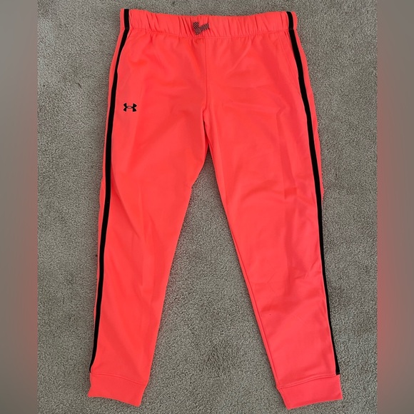 Under Armor Fleece Pant Color: Highlighter Pink - Picture 2 of 4